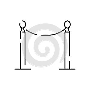 Simple line icon of Cinema Related Vector. Contains such Icons as Movie Theater, TV, Popcorn, Video Clip and more. Entertainment