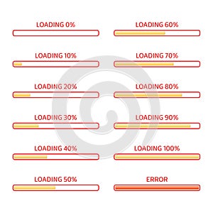 Simple loading bar.