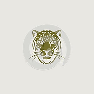 a simple logo using a cheetah symbolically