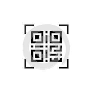 Simple machine-readable qr code