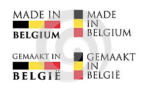 Simple Made in Belgium / Gemaakt in Belgie dutch translation l