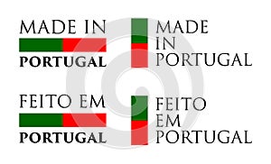 Simple Made in Portugal / Feito em portuguese translation labe photo