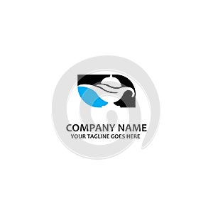 simple magic lamp icon vector logo