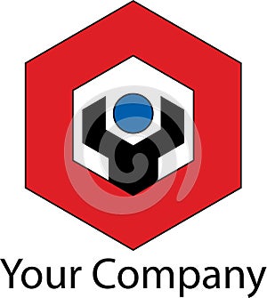 Simple mechanical logo