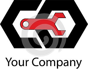 Simple mechanical logo