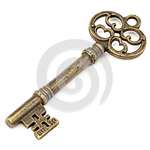 Key isolated on white background