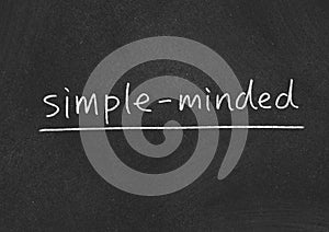 Simple-minded