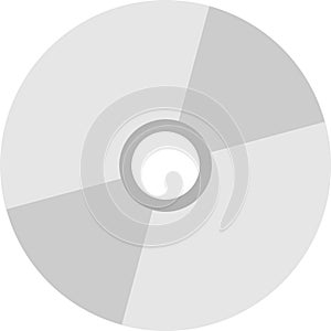 Simple and minimalist CD icon.