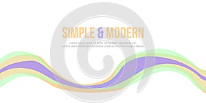 Simple and modern Abstract background design website header