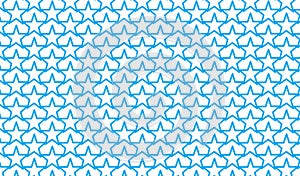 Simple Modern abstract blue star pattern