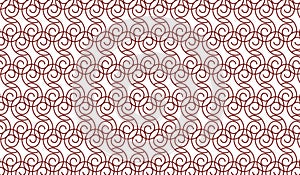 Simple Modern abstract brown swirl mesh pattern