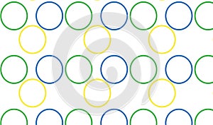 Simple Modern abstract colorful circle patten