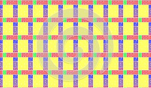 Simple Modern abstract colorful tile pattern