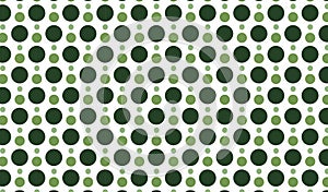 Simple Modern abstract green circles pattern