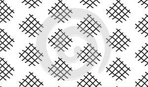 Simple Modern abstract monochrome chekered pattern