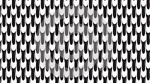 Simple Modern abstract monochrome curvy mesh pattern