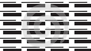 Simple Modern abstract monochrome line and rectangle pattern