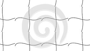 Simple Modern abstract monochrome mesh waves pattern