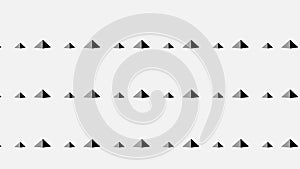 Simple Modern abstract monochrome small pyramid pattern