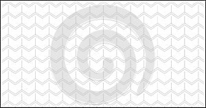 Simple Modern abstract monochrome zigzag mesh pattern
