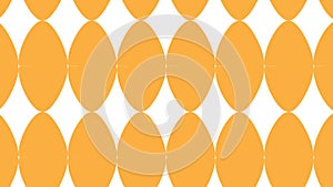 Simple Modern abstract orange egg pattern