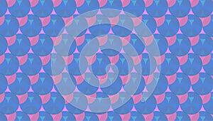 Simple Modern abstract pink and blue joint marbles pattern