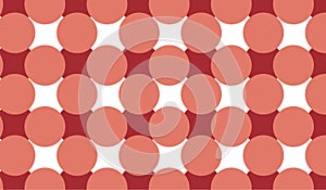 Simple Modern abstract pink circles mesh pattern