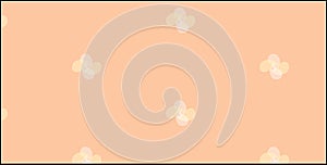 Simple Modern abstract pink flower curve pattern