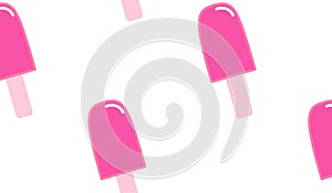 Simple Modern abstract pink popsicle pattern