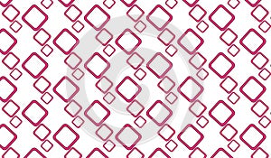 Simple Modern abstract pink square tiles pattern