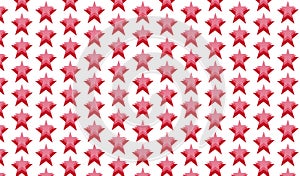 Simple Modern abstract red stars pattern