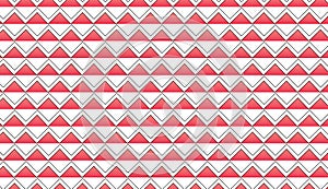 Simple Modern abstract red zigzag tiles pattern