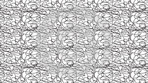 Simple Modern abstract scribble lines pattern