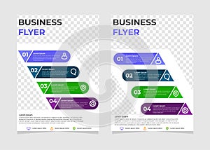 Simple modern business flyer template