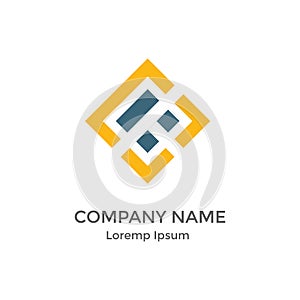 Simple Modern Flat Logo for Software Developer