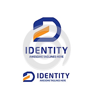 simple and modern initial Letter d Logo