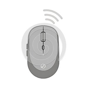 Wireless Computer Mouse Vector Icon
