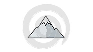 Clean and minimalistic with no additional details or background