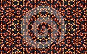 simple motif batik for the background or image patterns in the textile fabric pattern