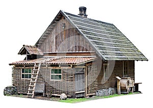 Simple noname isolated rural shed