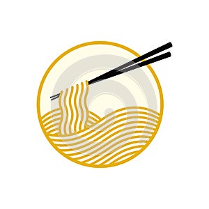 Simple Noodle logo in circle