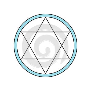 Simple and occult magic circle