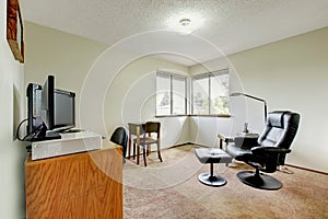 Simple office room interior