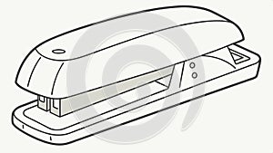 Simple office stapler illustration vector design Generative AI