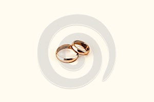 Simple old wedding rings