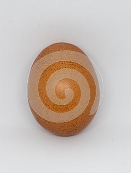 Simple orange medium size egg