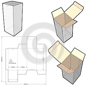 Simple Packaging Box and Die-cut Pattern