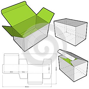 Simple Packaging Box and Die-cut Pattern