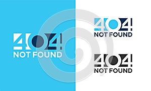 Simple 404 Page Not Found Error Background Illustration