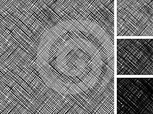 Simple pattern of rough hatching grunge texture